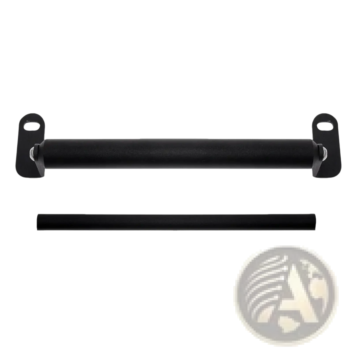 Black metal gps navigation mount bracket for Cfmoto 800mt with 12mm and 22mm components and end mounting brackets