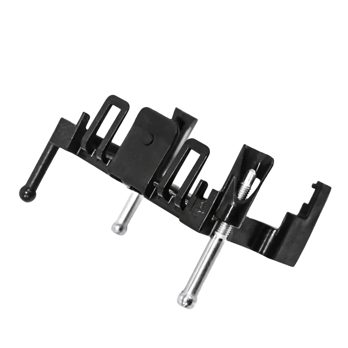 Black plastic car window regulator bracket with silver metal rods for changan acc cruise control module use