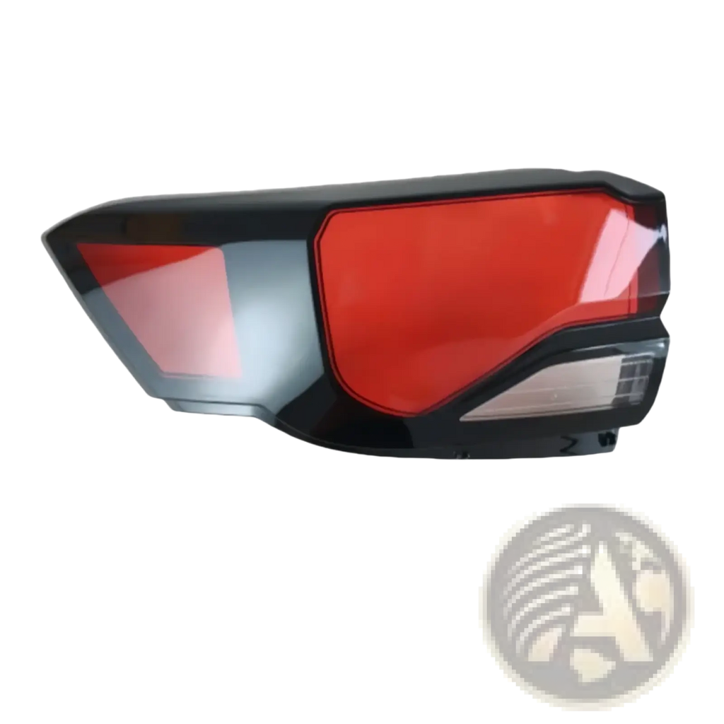 Back side of a black changan cs35 plus taillight shell 2021 2023 with red and clear lens sections