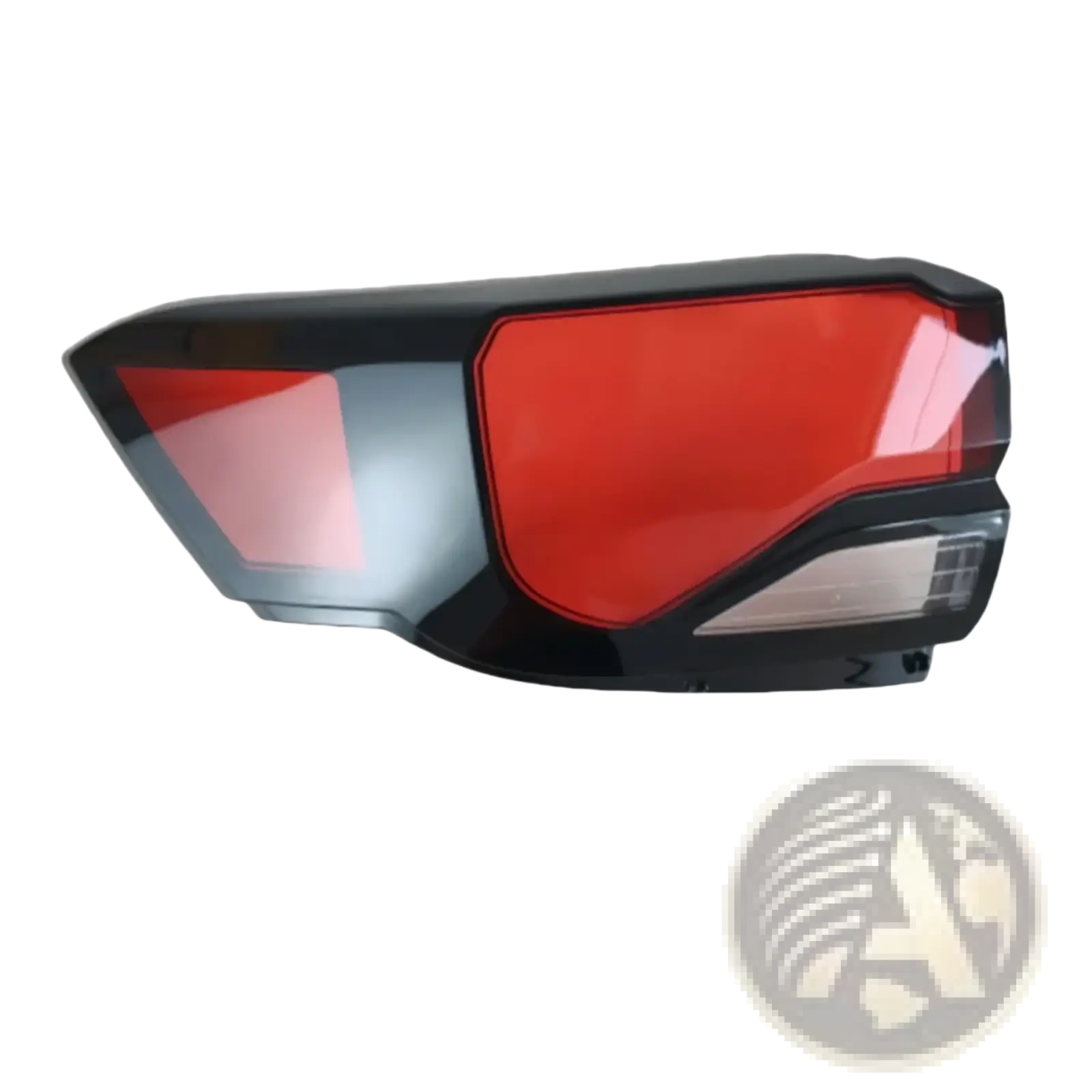 Back side of a black changan cs35 plus taillight shell 2021 2023 with red and clear lens sections