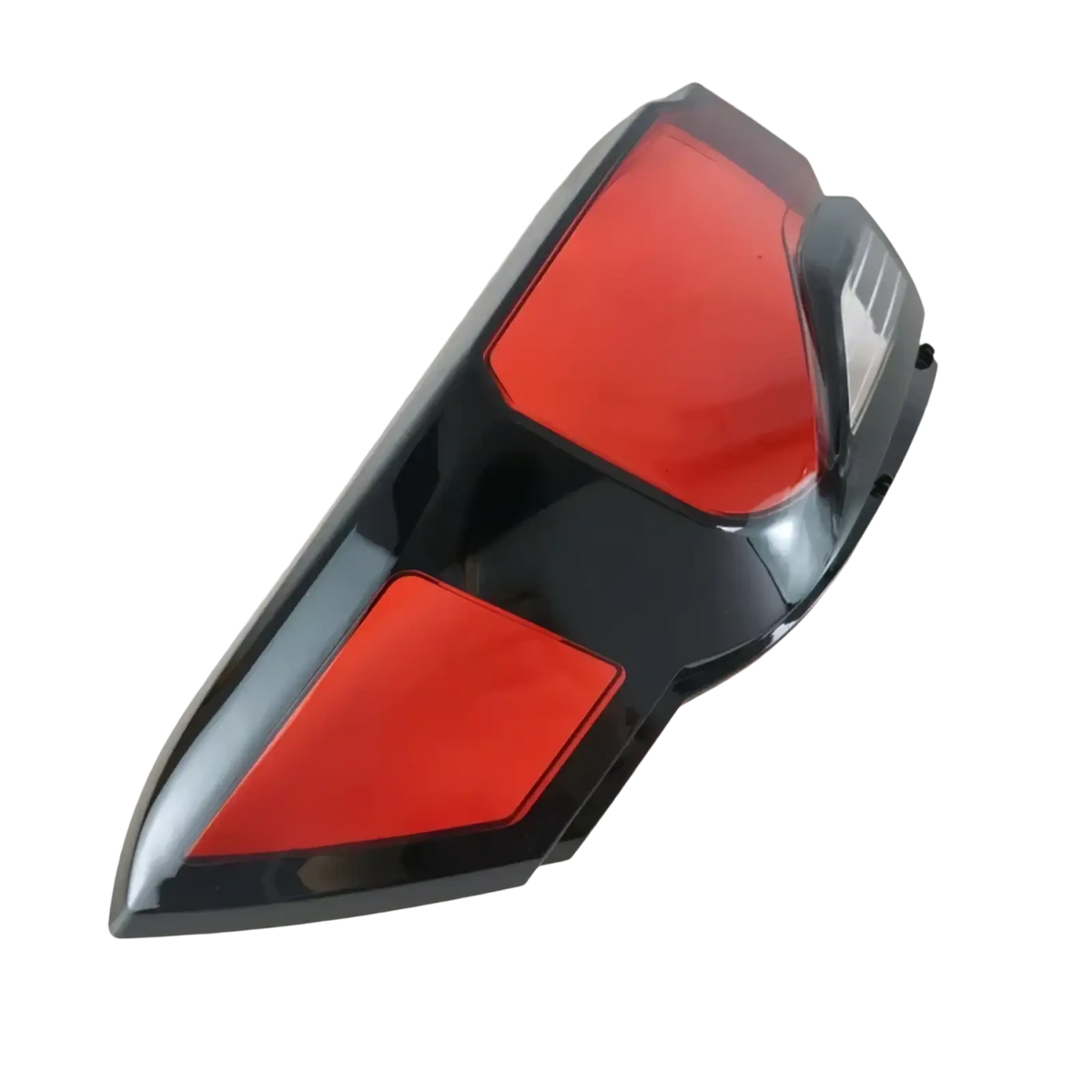Back side of black and red sleek angular changan cs35 plus taillight shell for 2021 to 2023 models