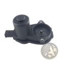 Black plastic power window regulator motor for 2014-2017 Changan Cs75 shown from the back side