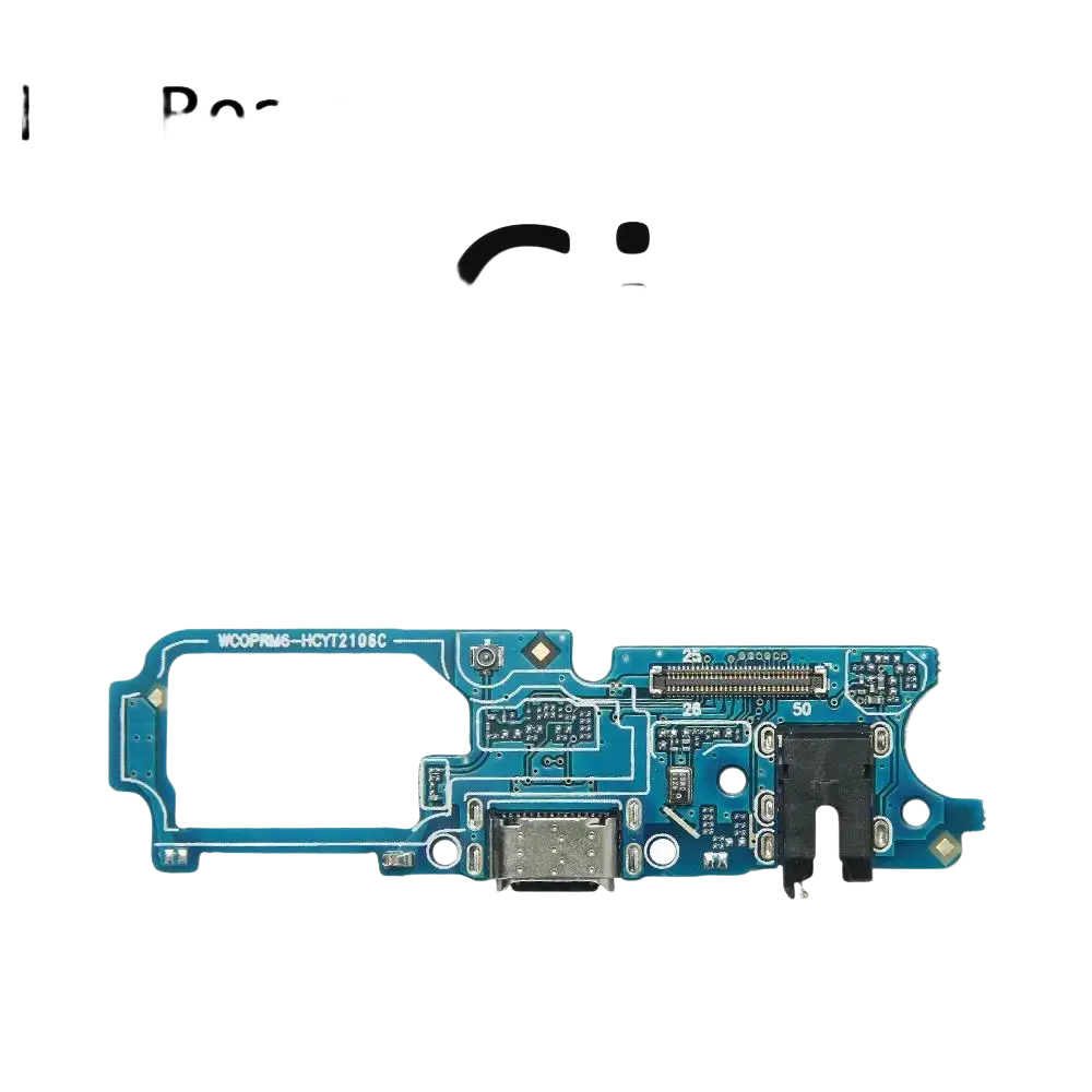 Blue circuit board charger dock port with usb-c and charging connector for realme 6i india version phone