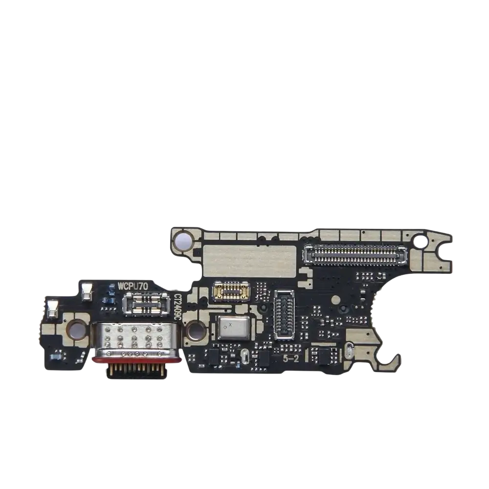Black and silver flex cable with usb-c charging port plug for huawei mate 60 pura 70 charger dock replacement