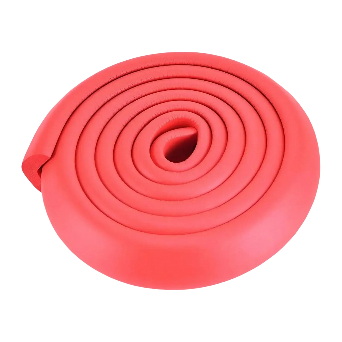 Child safety bumper strip thick l shape guard red foam safety corner protector coiled with rounded edges and soft texture