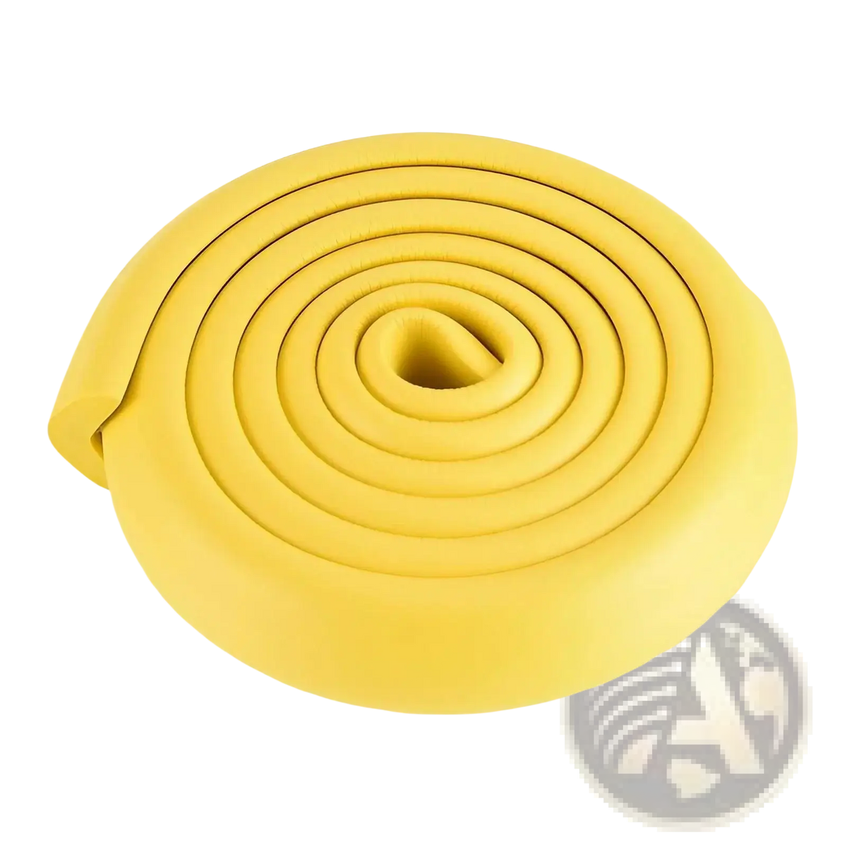 Yellow flexible foam child safety bumper strip thick l shape guard for furniture edge protection