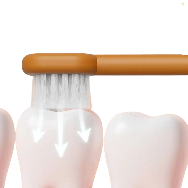 Childrens toothbrush finished goods pvc cartoon figurine with smooth light brown handle and fine white bristles for gentle cleaning