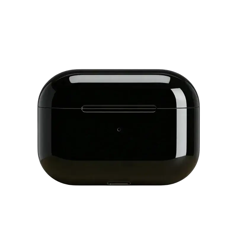 Black glossy finish charging case for chuban wireless earbuds with long battery life enhancing listening experience