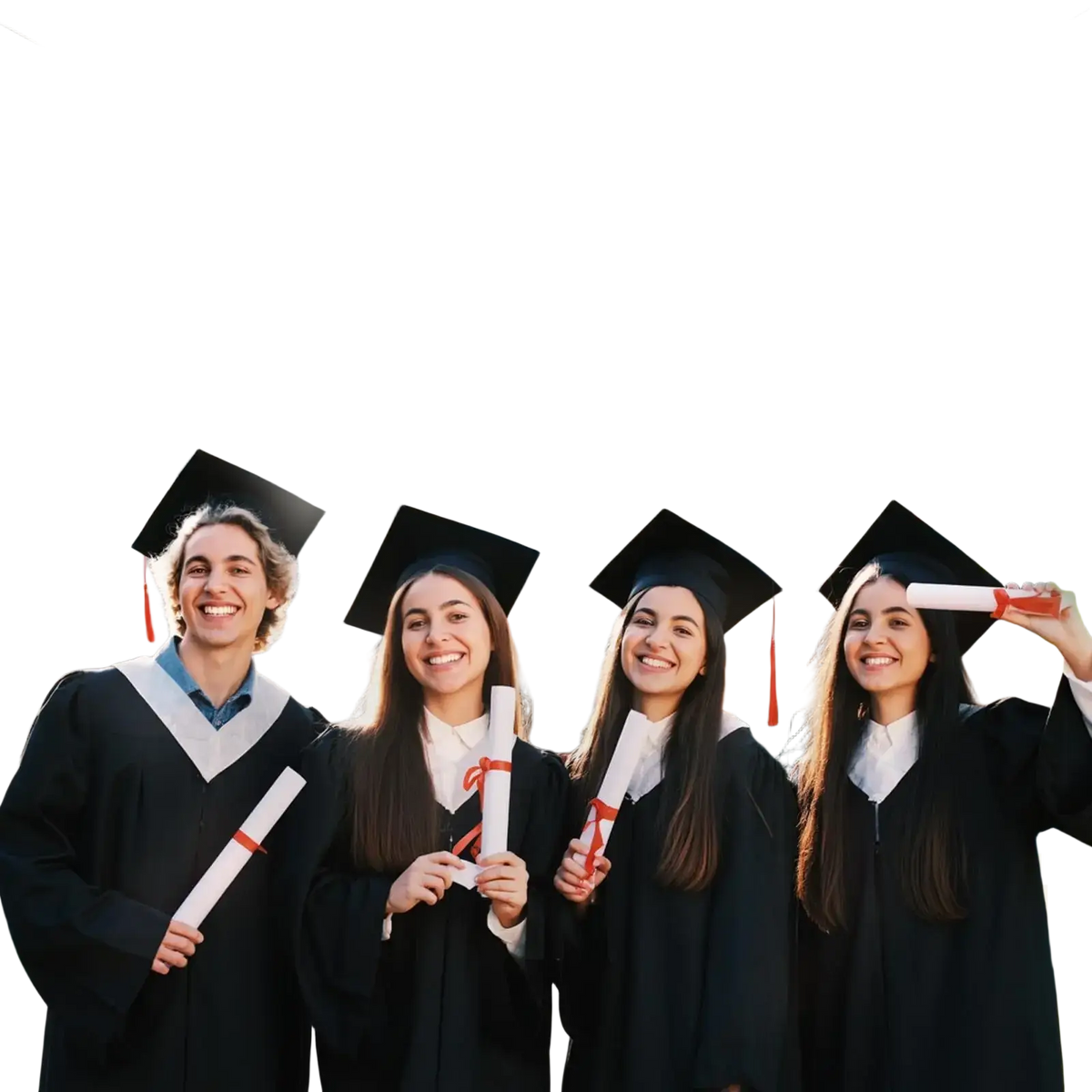 Class of 2026 graduation banner and garland featuring purple glitter with black and silver cap and diploma cutouts