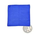 A vibrant royal blue microfiber clay bar towel 30cm square designed for car detailing and deep cleaning