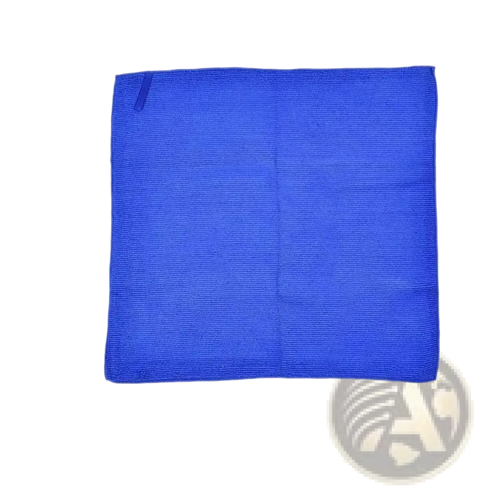 A vibrant royal blue microfiber clay bar towel 30cm square designed for car detailing and deep cleaning