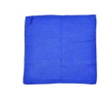 A vibrant royal blue microfiber clay bar towel 30cm square designed for car detailing and deep cleaning
