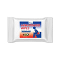 White packaged south moon antibacterial hemorrhoid relief wipes with blue red label and toilet illustration 20 count
