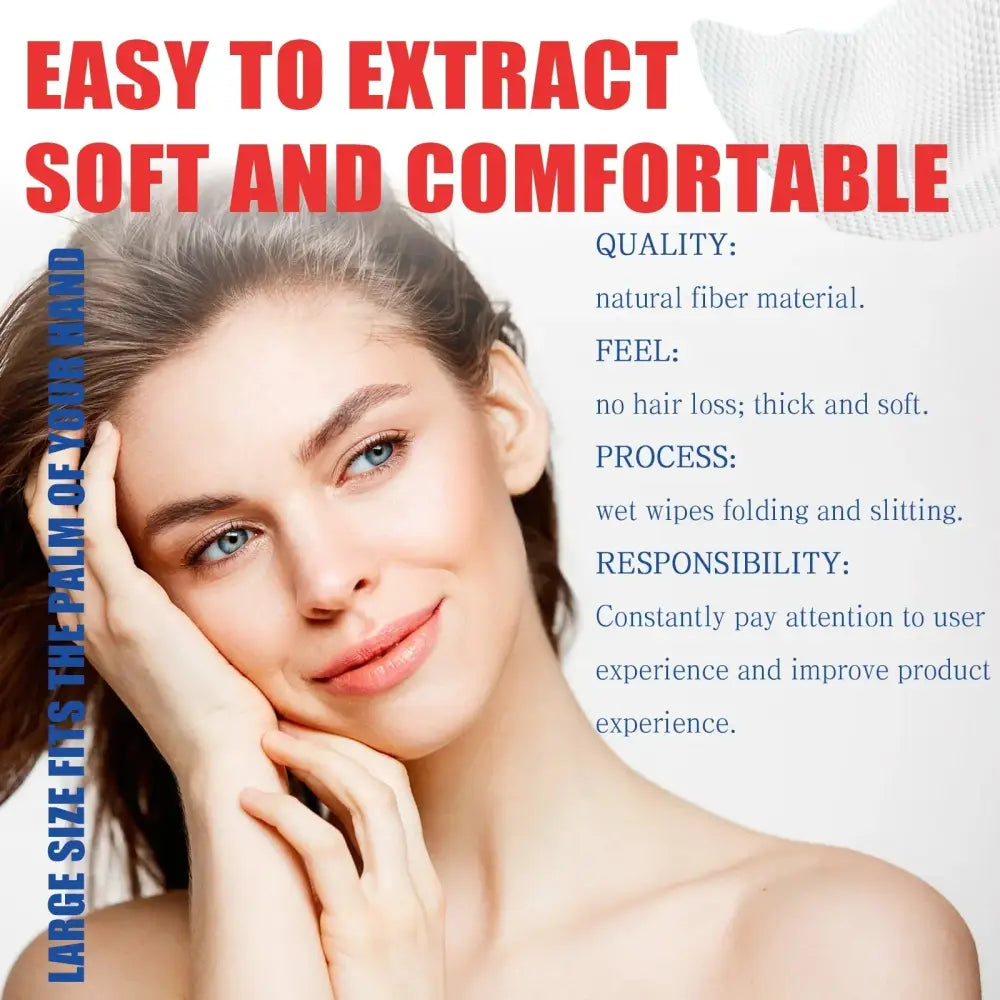 A soft natural fiber antibacterial hemorrhoid relief wipe from South Moon designed for easy extraction and comfort