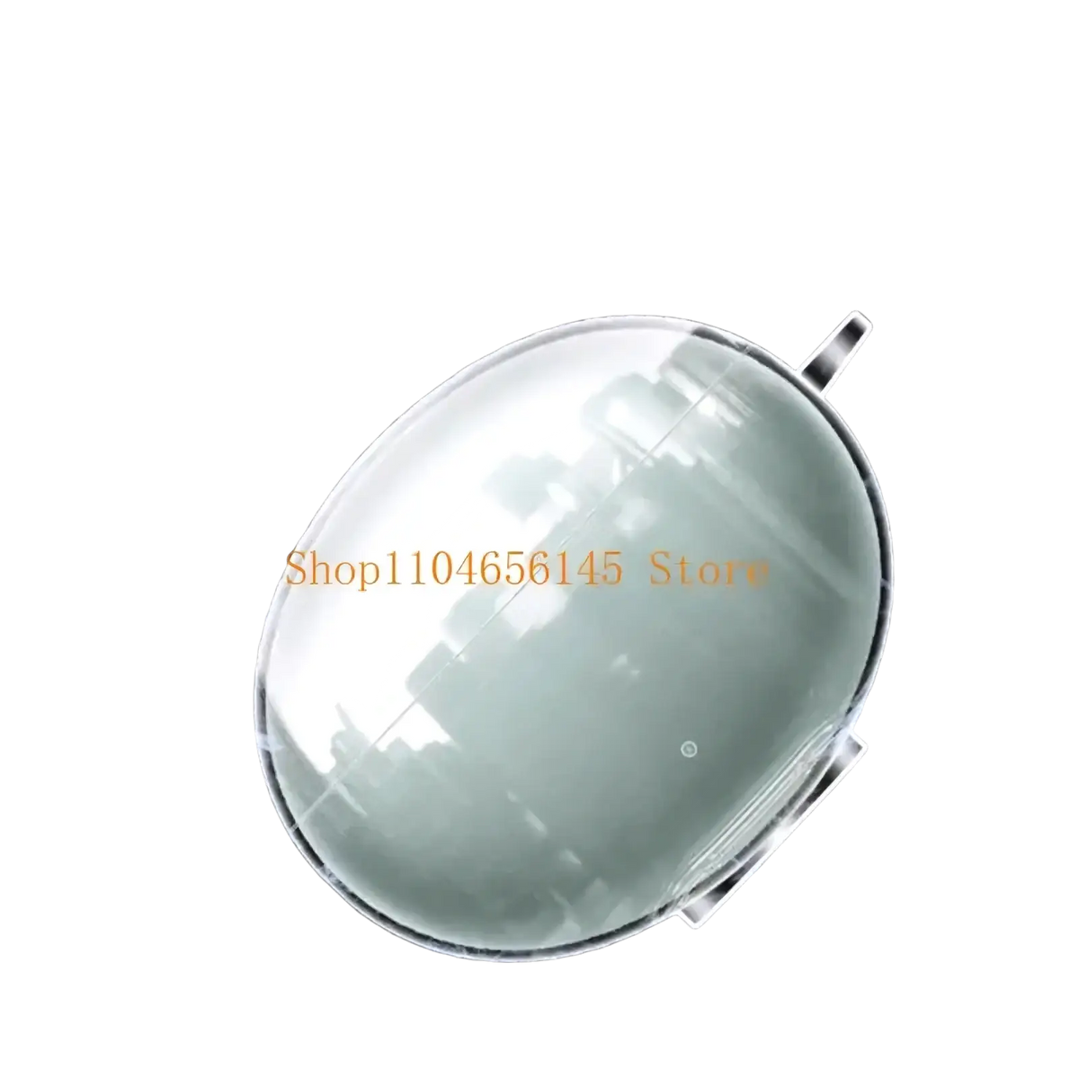 Transparent dome-shaped clear tpu protective case with handle and reinforced edges for oneplus buds 4