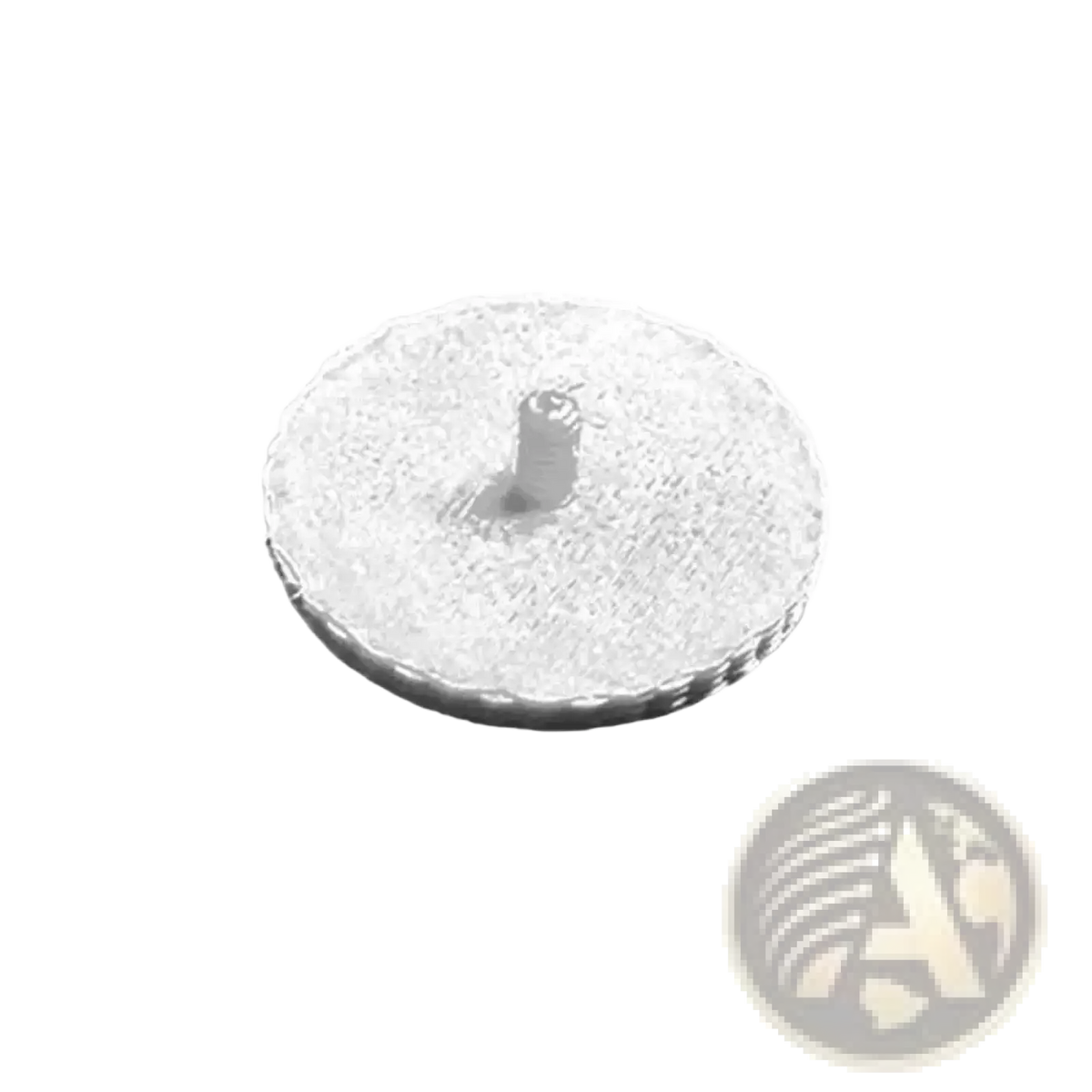 Clear textured circular cmf phone 1 replacement screw cap with central pin for custom accent use