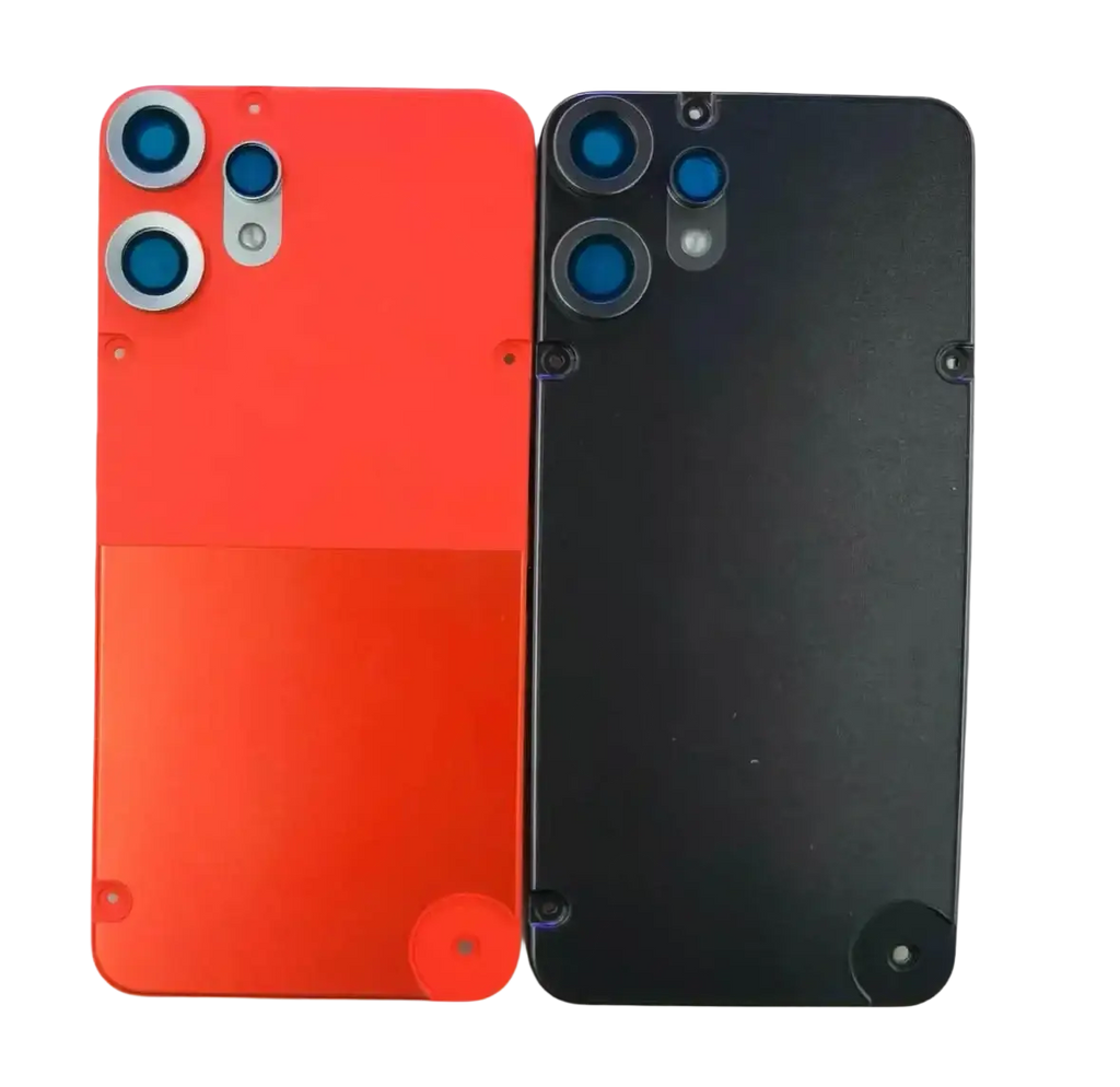 Red and black cmf phone 2 pro cover rear case with triple-camera rear case housing for enhanced protection