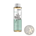 Fexms brand coconut essential oil 100ml glass bottle with silver cap and botanical label for skin massage