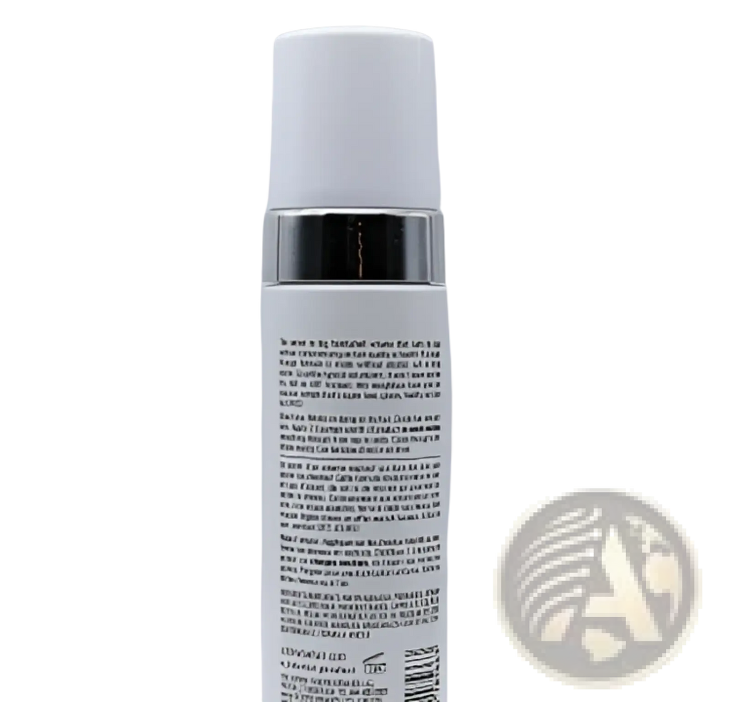 Silver and black spray can of color wow xtra large bombshell volumizer hair mousse with sleek cylindrical body
