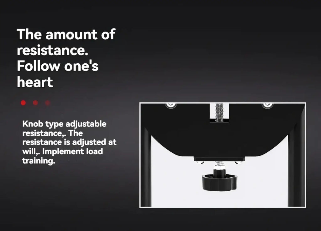Black knob-type adjustable resistance mechanism on commercial rope climbing machine for customizable workout intensity