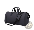 Black convertible garment travel bag with sturdy handles detachable shoulder strap and shoe pocket for organized packing