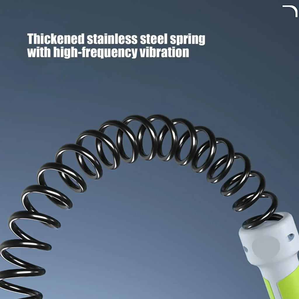 Thickened stainless steel spring with high-frequency vibration in cordless battle ropes weighted training equipment