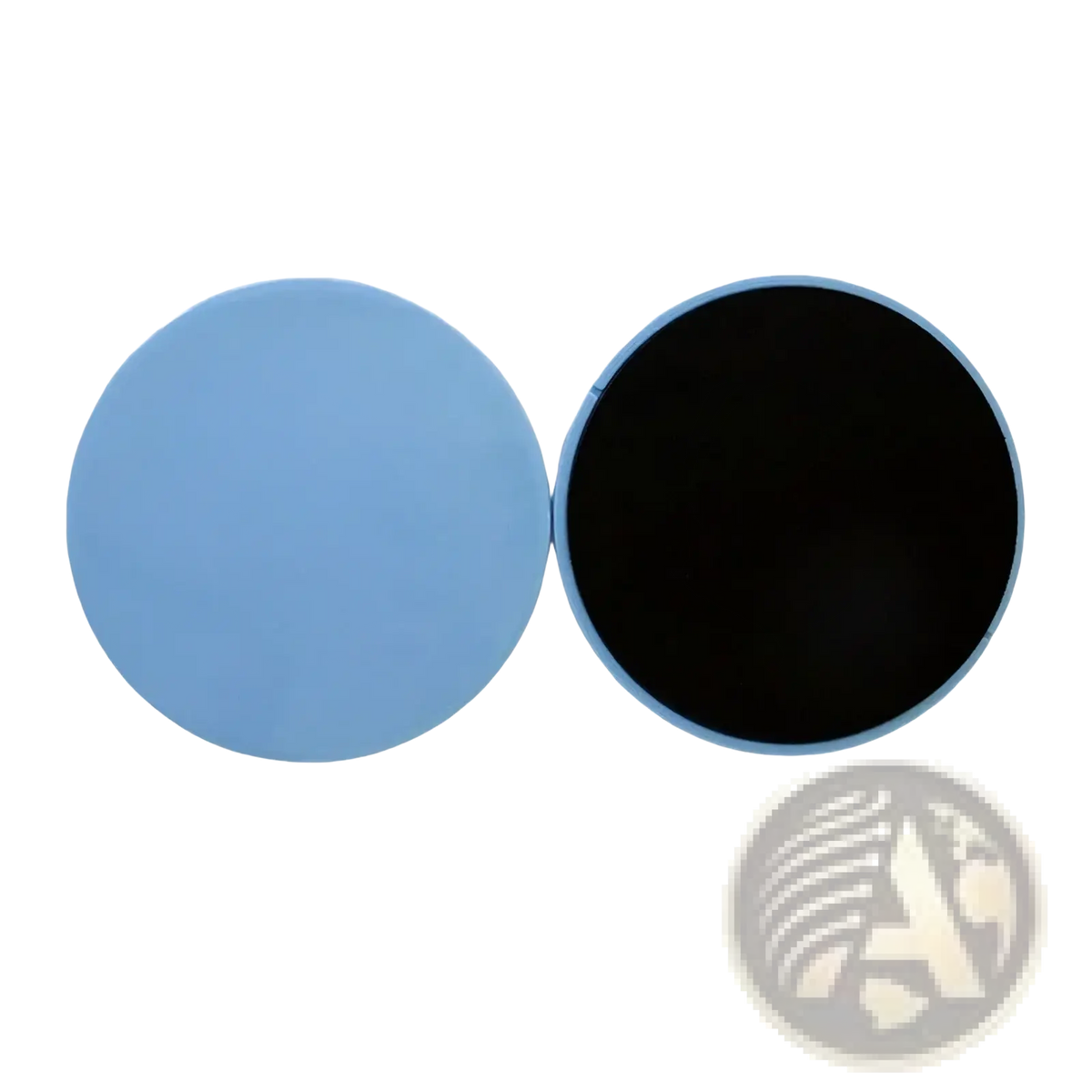 Core sliders exercise gliding discs with a blue matte finish and black interior for fitness workouts