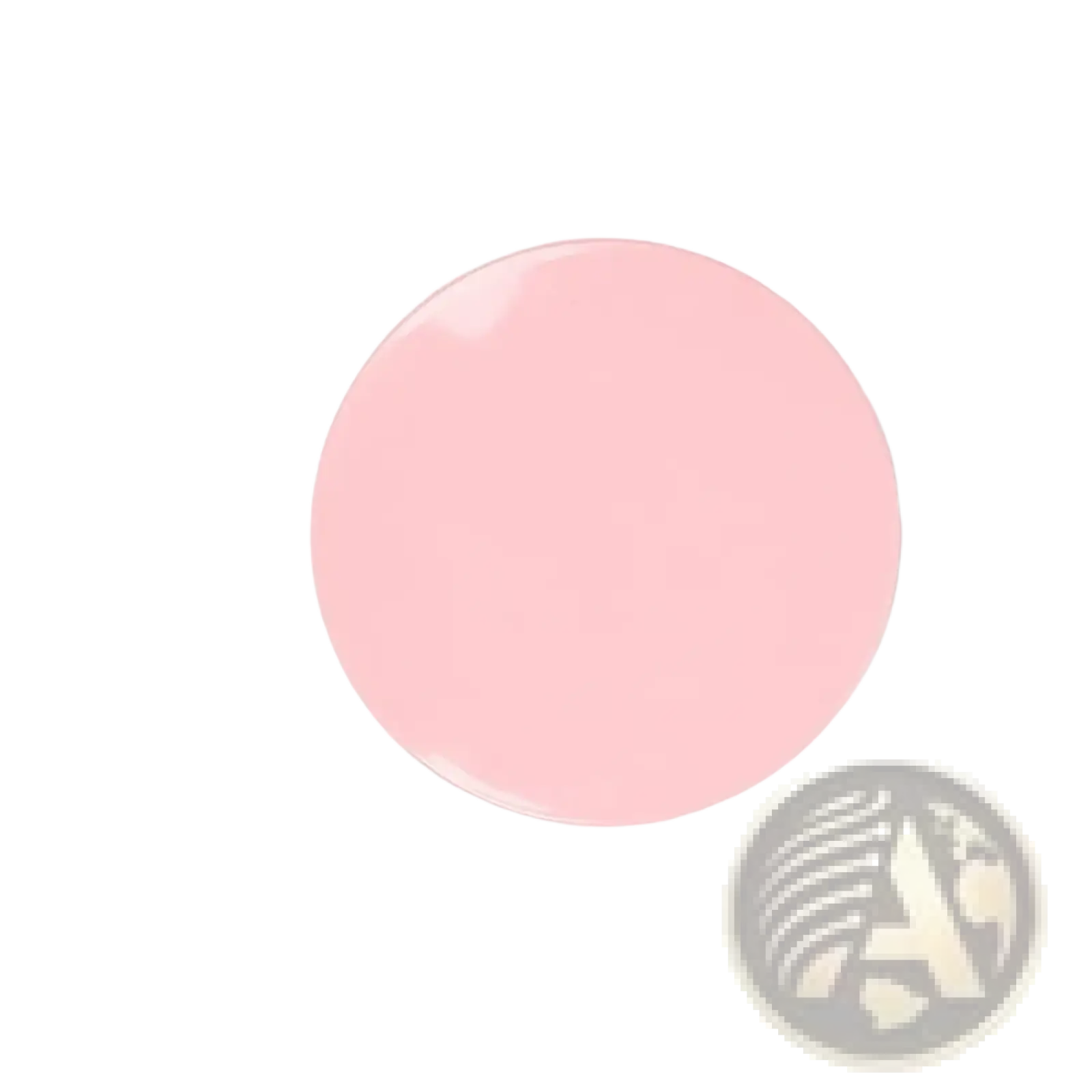 A smooth pink 17cm core sliders fitness gliding disc with a glossy finish for abdominal training
