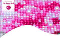 Pink and white round drill beads for square round custom diamond embroidery with fast delivery in a 20-section kit