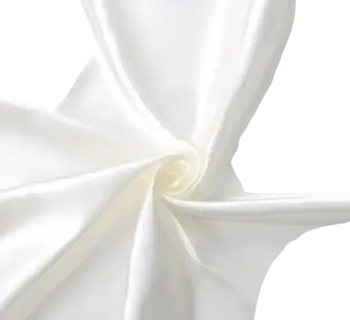 Custom mermaid wedding dress lace strapless bridal gown made of smooth white satin fabric with subtle sheen and gentle folds