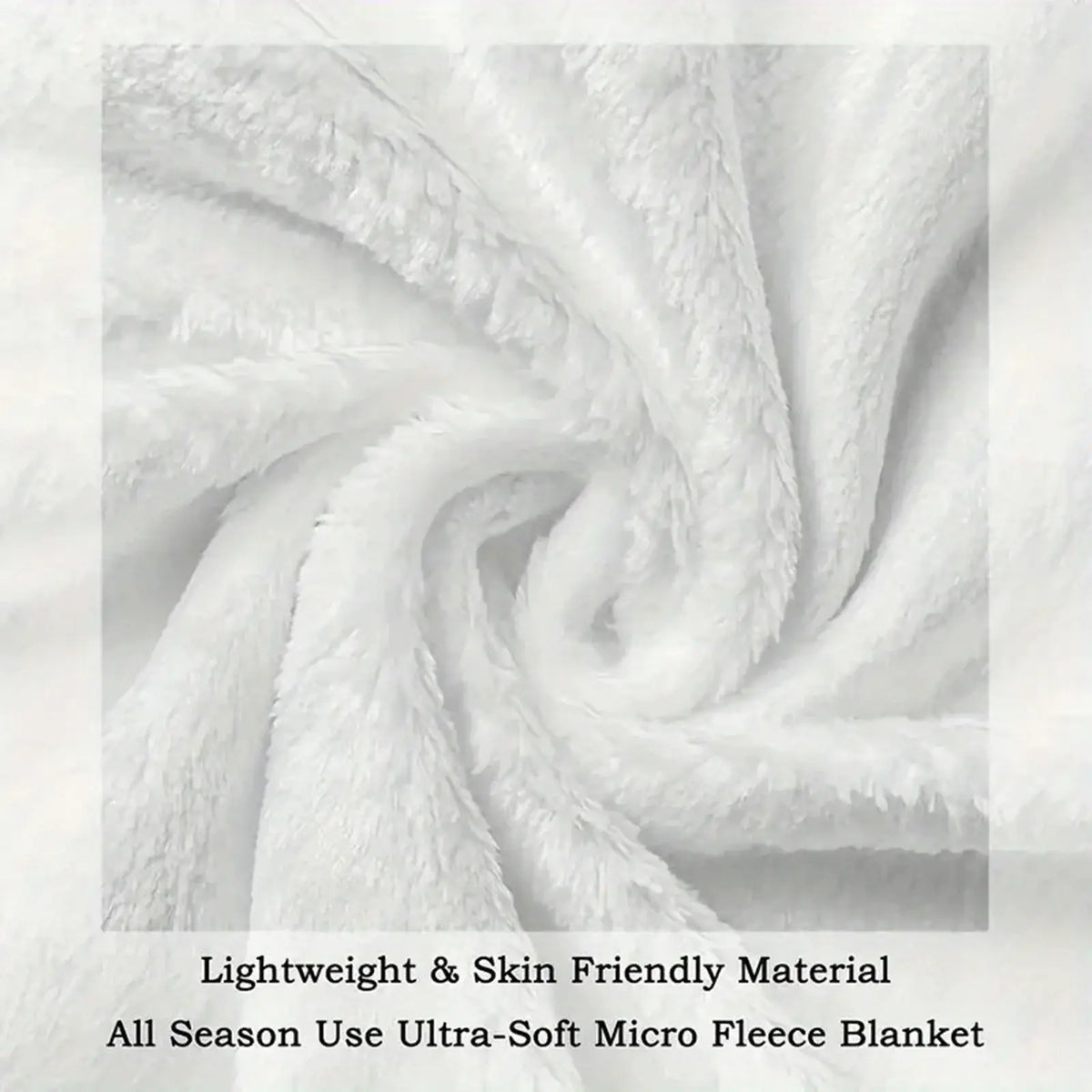 Custom photo blanket for dad personalized gift featuring a white ultra-soft micro fleece plush textured surface