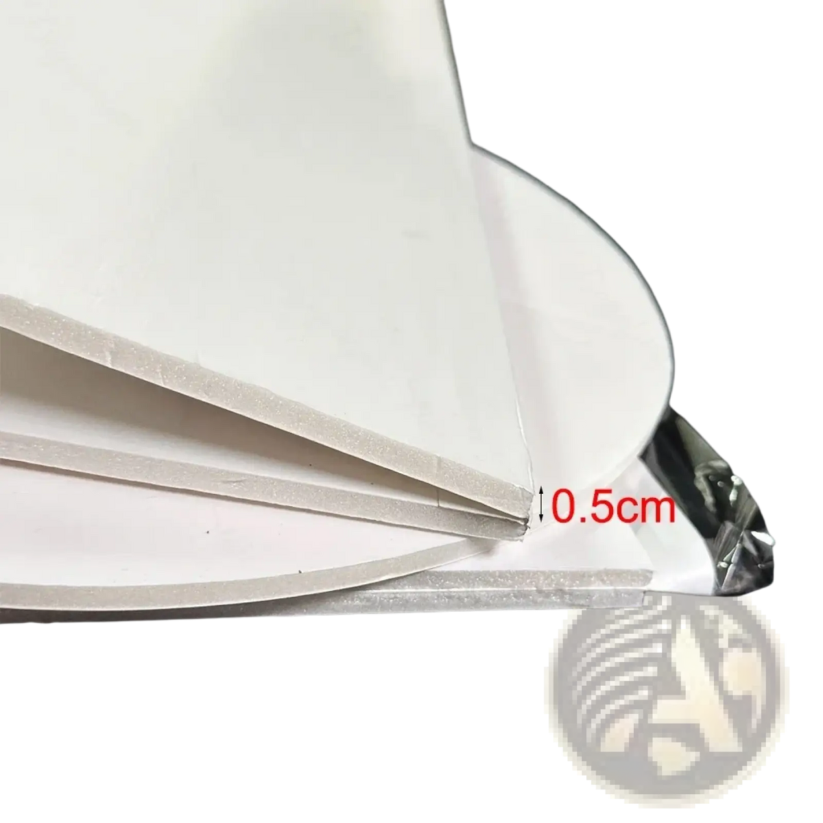 White 0.5cm thick foam board sheets with glossy finish and clean edges for customized arch backdrop board baby shower