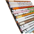A set of ten colorful cute animal erasable gel pens with cartoon designs and vibrant pastel patterns