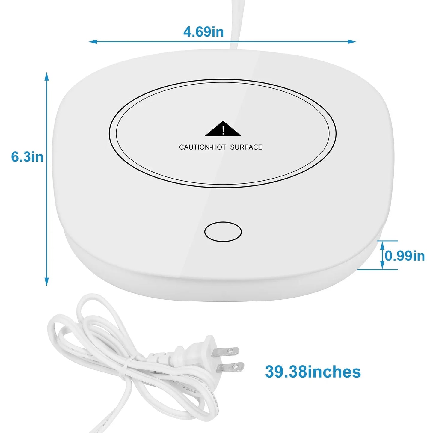 1Pc Coffee Mug Warmer Cup Warmer Auto Shut Off Coffee Tea Milk Electric Heater Pad Office Home Desk Electric Beverage Warmer Mat