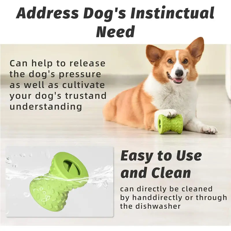 Dog Chew Toys for Aggressive Chewers Natural Rubber