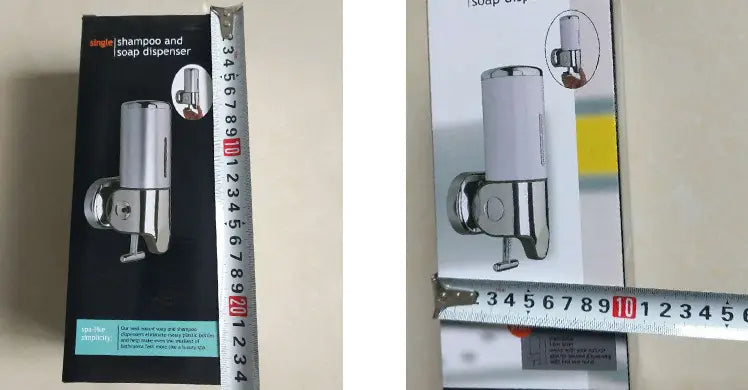 wall mounted soap dispenser chrome abs pump with a sleek cylindrical chrome-finished body and single shampoo and soap dispenser mounted on a wall bracket.