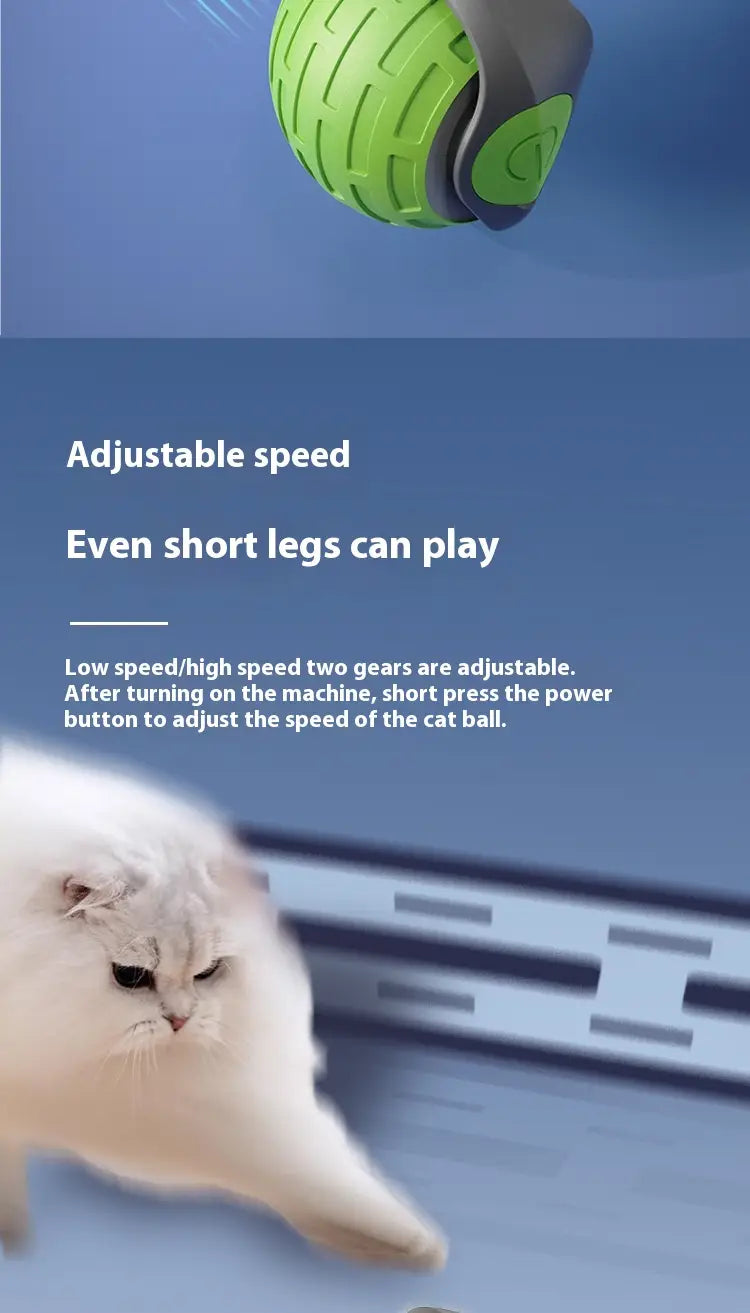 Interactive Cat Toy Ball Smart Electric Usb Rechargeable