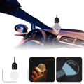 Decorative led bulbs in black and clear vintage style designed for vehicle interiors with cr2032 button batteries
