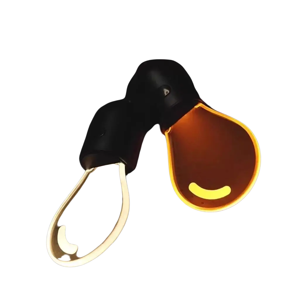 Decorative led car hanging bulb ambient light featuring warm white and yellow teardrop led bulbs with black plastic bases