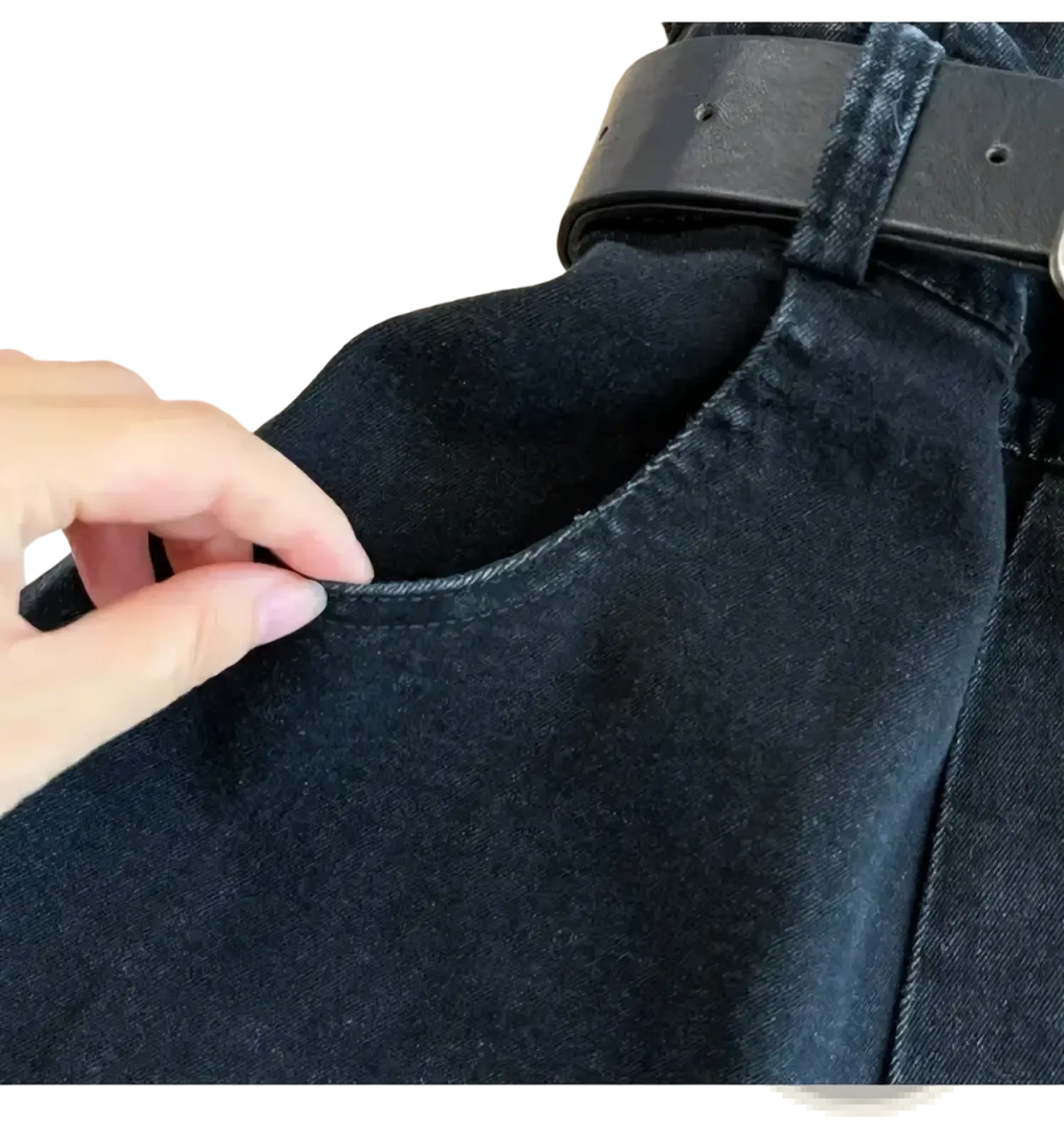 Black denim jumpsuit off shoulder summer romper featuring sturdy black leather belt for a stylish fit