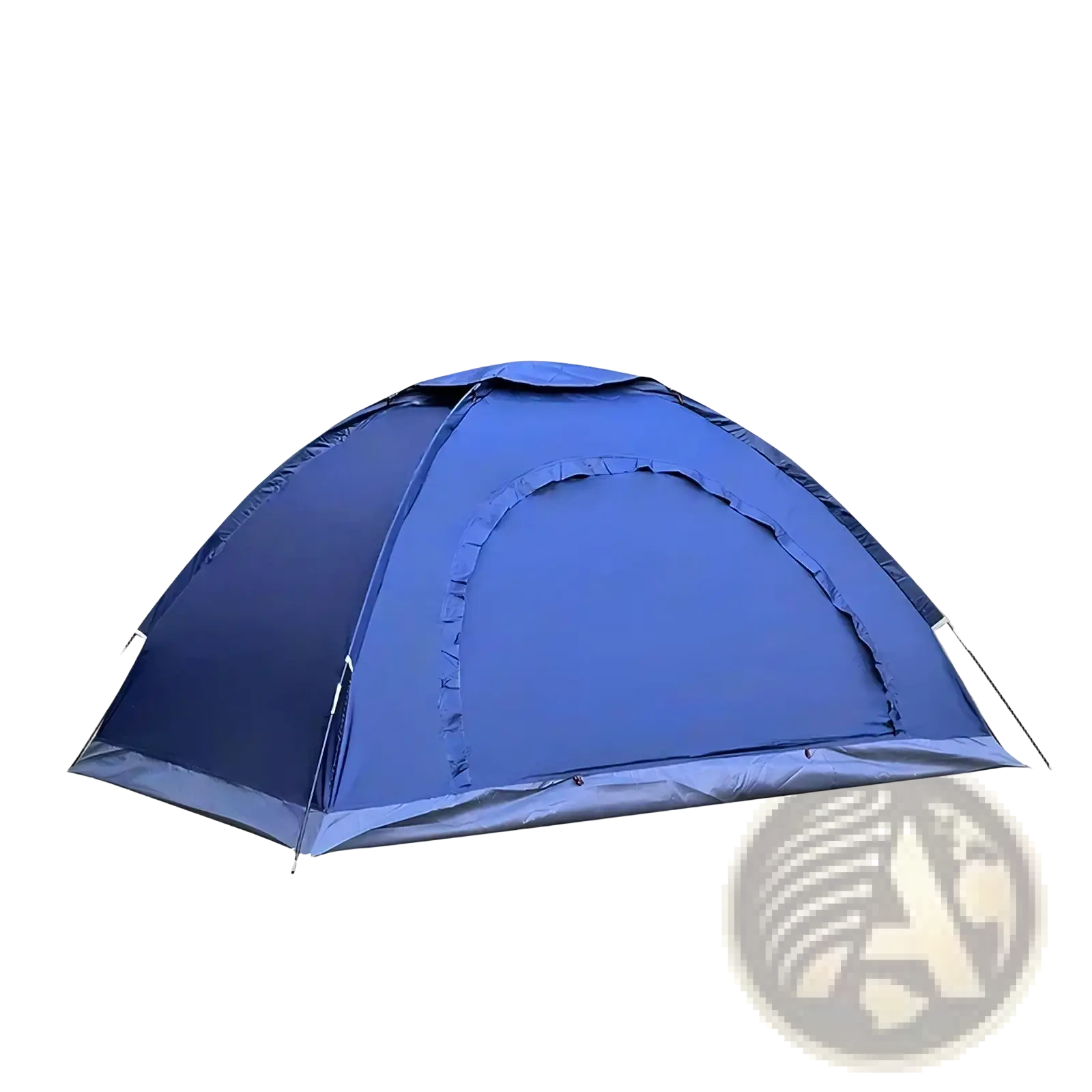 Blue dome-style desert fox waterproof outdoor camping tent with waterproof fabric exterior and reinforced seams