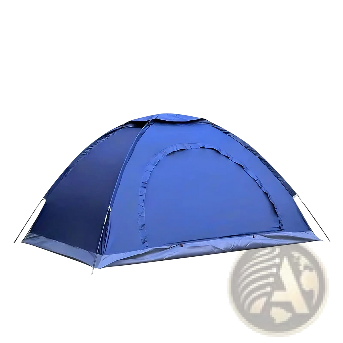 Navy blue Desert Fox waterproof dome tent with reinforced seams made of durable fabric for outdoor camping and hiking