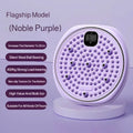 Noble purple flagship digital waist twisting disc with circular foot massager featuring purple massage nodes and display