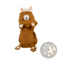 Cute brown plush dinosaur cat hoodie with white paw prints and face design perfect for pet costume use