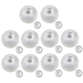 Clear frosted glass earbud tips in various sizes for diy handmade sensory squishy ball stress relief toy components