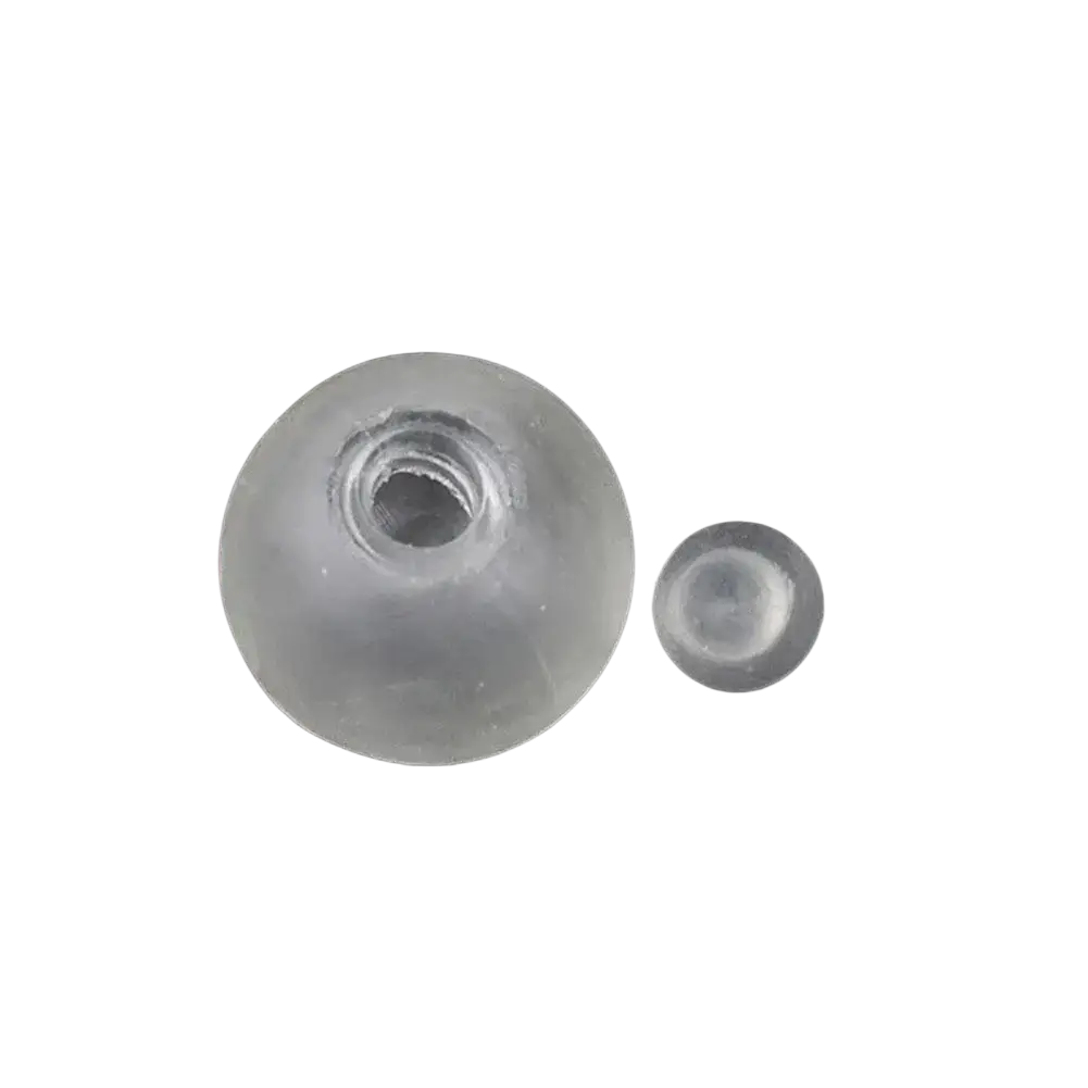 Transparent silicone earbud tips in two sizes for diy handmade sensory squishy ball stress relief toy accessory