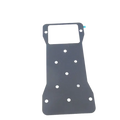 Black adhesive pad for doogee v20 original mobile phone composite back cover replacement shown from the back side