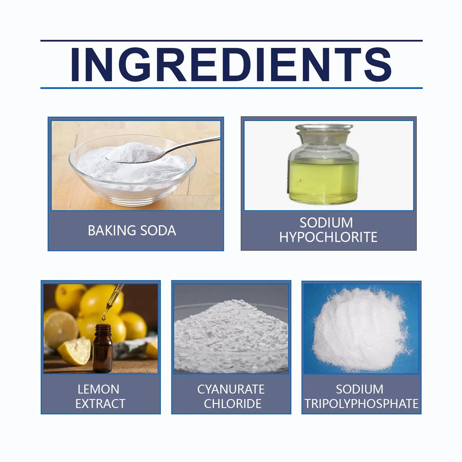 A clear glass jar filled with pale yellow sodium hypochlorite labeled drain cleaning powder lemon pipe clog remover 250g