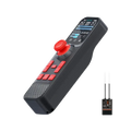 Black ds800 remote controller 8 channel touch screen with red joystick buttons and digital display screen