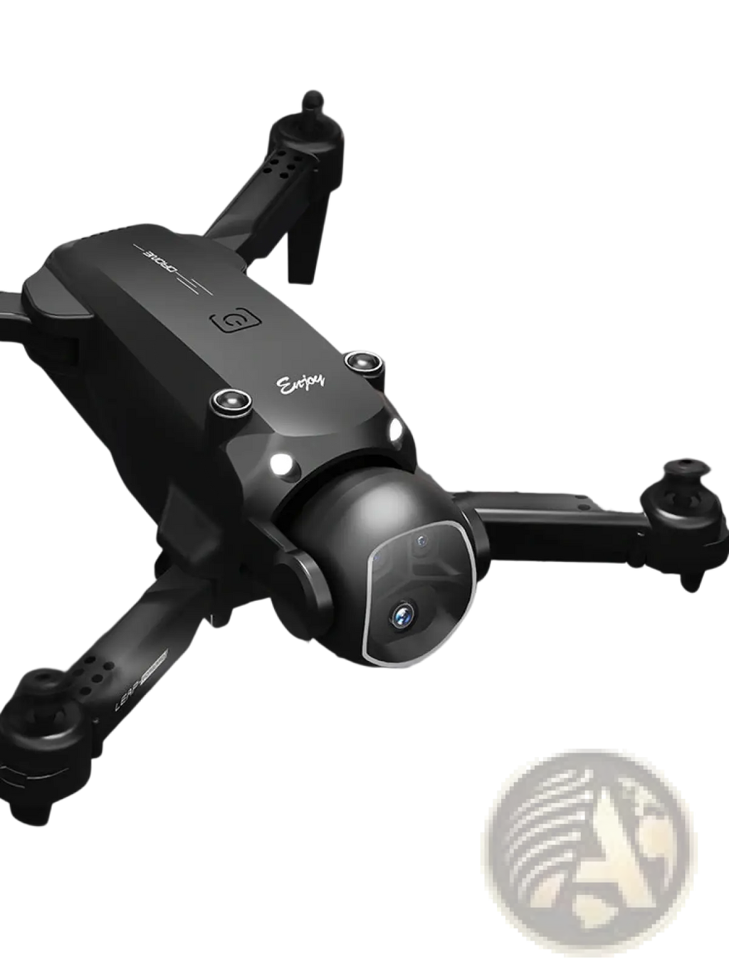 Black eachine dual camera quadcopter drone with foldable compact design and integrated camera for kids aerial photography